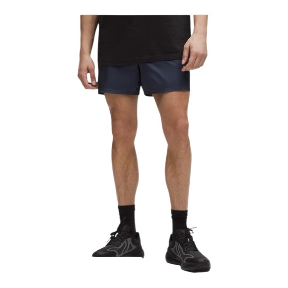 lululemon athletica Other - Lululemon Stretch Satin Nylon Short 5” Club Blue Size M NWT Glossy Athletic